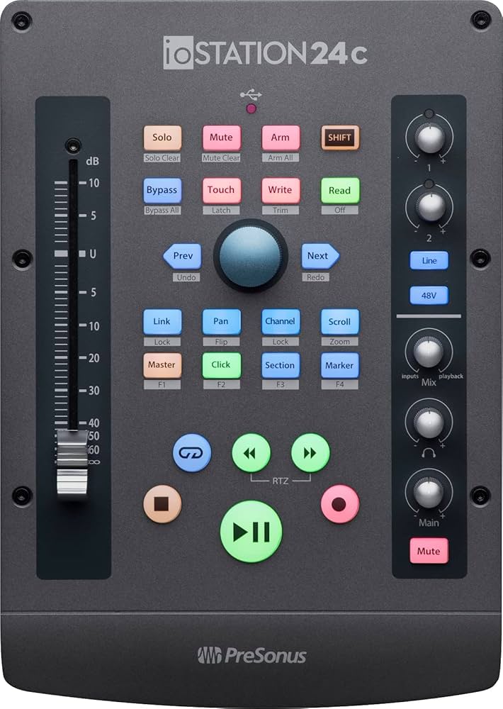 PreSonus ioStation 24c 2x2, 192 kHz, USB Audio Interface and